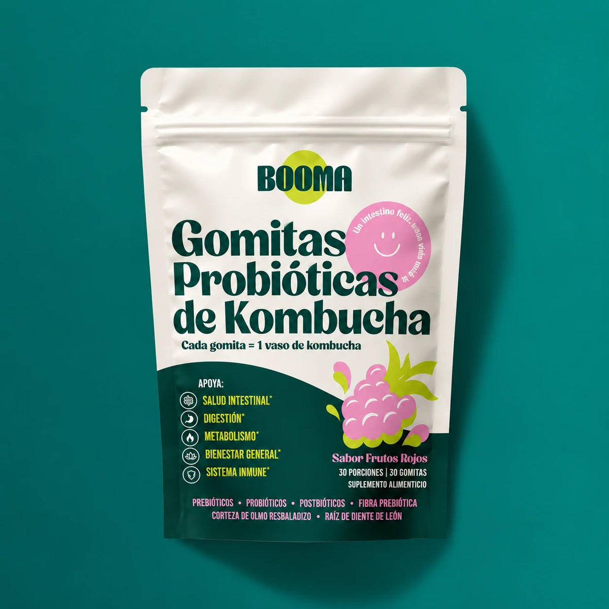 Booma Gomitas Probioticas de Kombucha