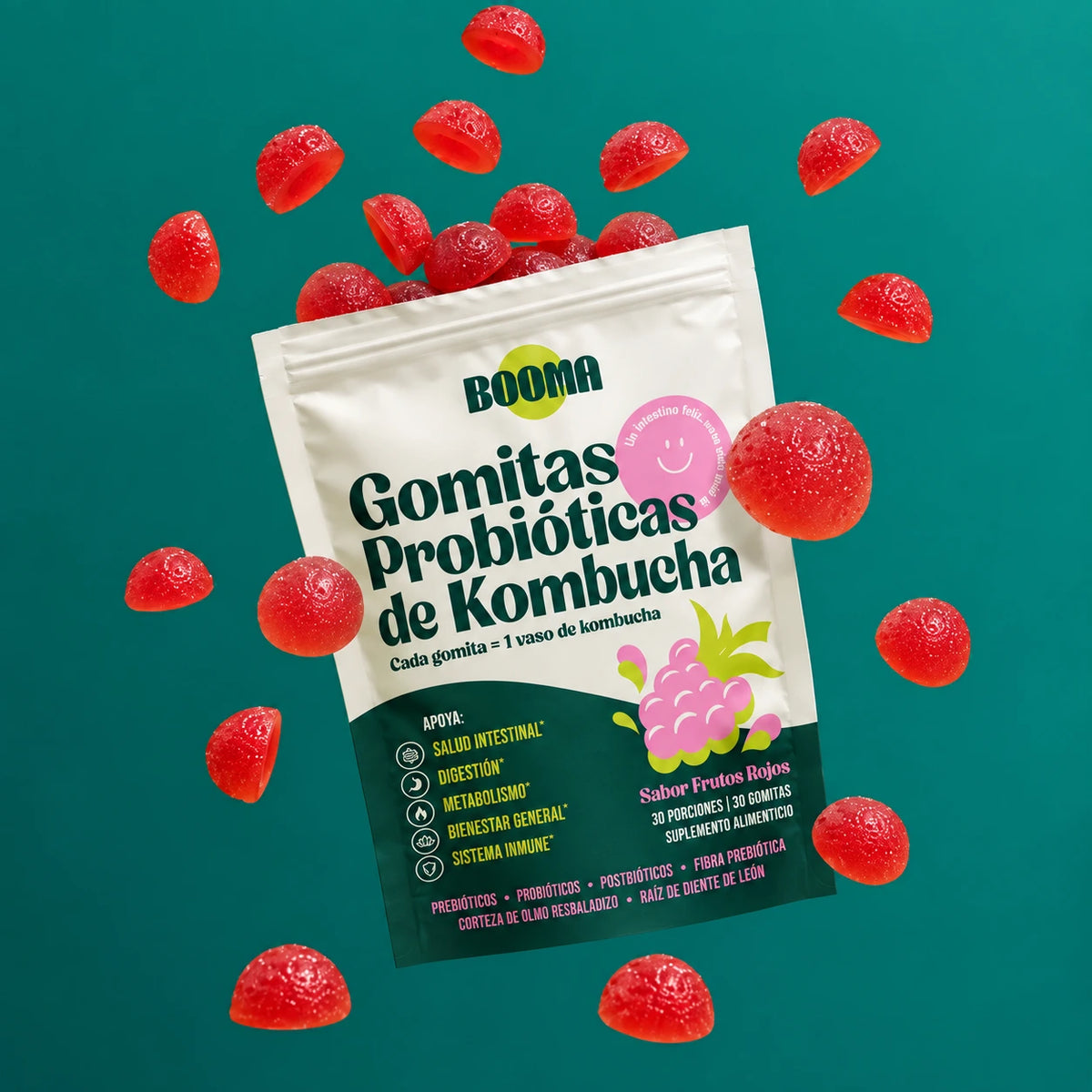Booma Gomitas Probioticas de Kombucha