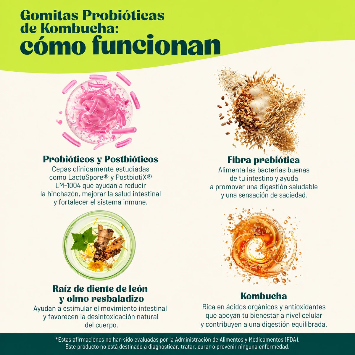Booma Gomitas Probioticas de Kombucha