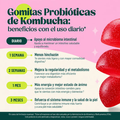Booma Gomitas Probioticas de Kombucha